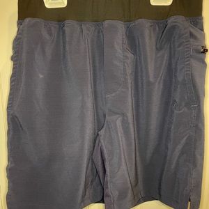 Men’s Fabletics Fundamental Short, Navy Blue, Medium